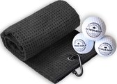 Jobber - Golf - Golfballen - 3 stuks - Handdoek - Golf accessoires