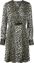 Vero Moda VMLEORA L/S WRAP SHORT DRESS SB2 GA Dames Ivy Green - maat XXL