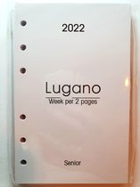 Lugano Agendavulling 2024 - Senior WIT Papier (11cm x16cm)