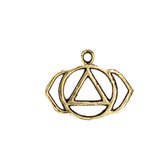 Pendant Third Eye Chakra Brass