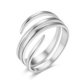 Twice As Nice Ring in zilver, 4 rijen  56