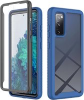 Samsung Galaxy S20 FE Hoesje Full Protect 360° Cover Hybride Blauw