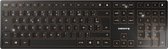 CHERRY DW 9000 SLIM toetsenbord RF-draadloos + Bluetooth AZERTY Belgisch Zwart, Koper