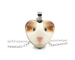 GoedeDoelen.Shop | Ketting Heart Cavia | Cavia Ketting | Statement Ketting | Vriendschapsketting | Dieren Sieraad | Dierenwelzijn | Wellness-House