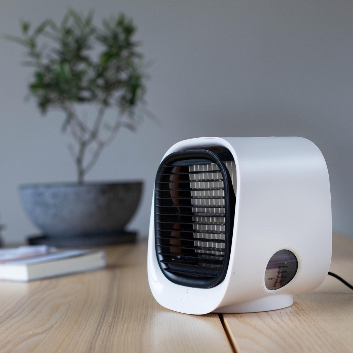 LW Mini Aircooler® - Aircooler - Geluidstil - USB-kabel - 3 standen - Wit - Model 2023