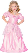 Widmann - Koning Prins & Adel Kostuum - Roze Monaco Prinses Gracia - Meisje - Roze - Maat 116 - Carnavalskleding - Verkleedkleding
