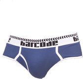 Barcode Berlin Brief Arvid Blauw - MAAT S - Heren Ondergoed - Slip voor Man - Mannen Slip