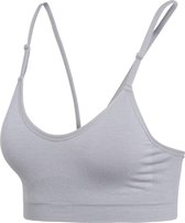adidas Performance All Me Sport-BH dokwerker Vrouwen grijs Xs