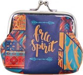 sleutelhanger Free Spirit 9 x 6 cm meisjes paars