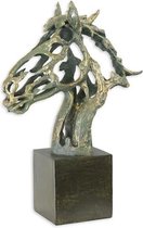 Beeld - paardenhoofd - resin - 43,5cm hoog