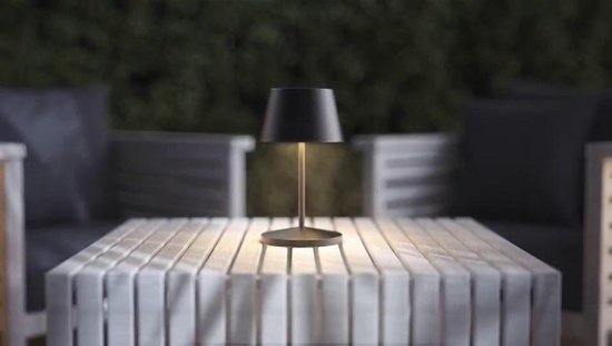 Villeroy & BOch Neapel LED tafellamp oplaadbaar zwart | bol.com
