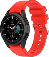 Strap-it Samsung Galaxy Watch 4 Classic 42mm siliconen bandje - knalrood
