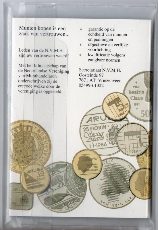 Thumbnail van een extra afbeelding van het spel Nederlands Numismatisch Jaar - Holland Coin Fair muntset 1992