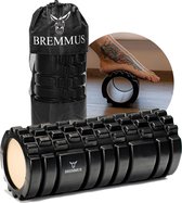 Bremmus Foam roller - zwart - 33 cm - foamrol voor trigger point - Foamroller - Fitness Foam Roller