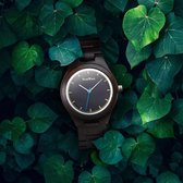 Northwatch official | Noir | houten horloge