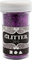 glitter paars 20 gram