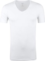 OLYMP T-Shirt Diepe V-Hals Stretch - maat M