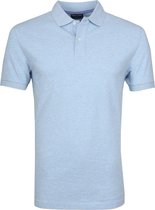 Profuomo Polo Melange Lichtblauw - maat XL