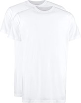Slater 2-pack T-shirt Extra Lang Wit - maat XXL