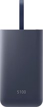 Samsung Fast Charge PowerBank - 5.200 mAh - USB-C - Donkerblauw