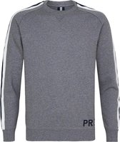 Profuomo Sweater Tape O-Hals Antraciet - maat M