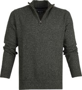 Barbour Tisbury Zip Trui Donkergroen - maat L