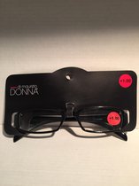 Donna Di Maurizio zwart +1.00 leesbril