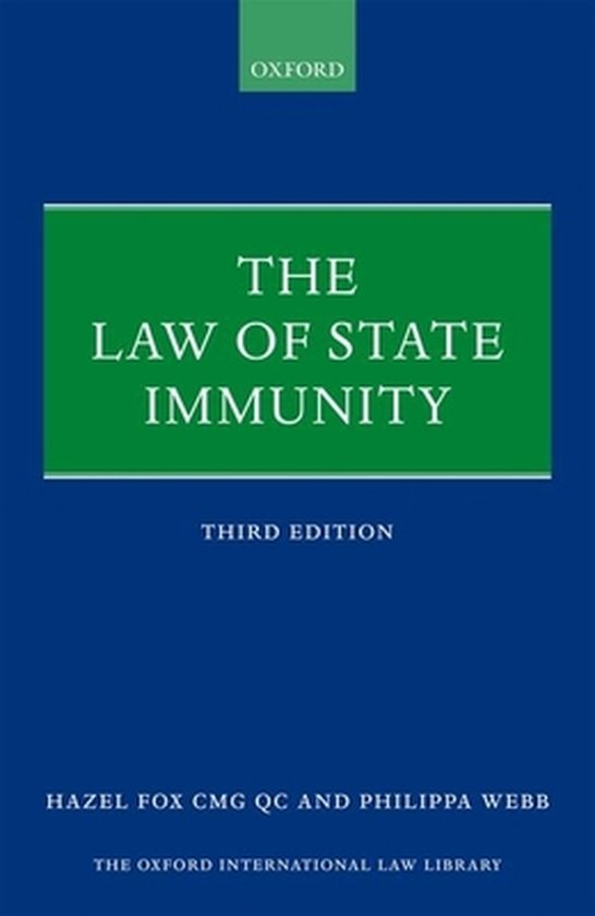Law Of State Immunity - cover
