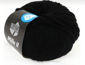 Lana Grossa Mille II Zwart 50 gram nr 15