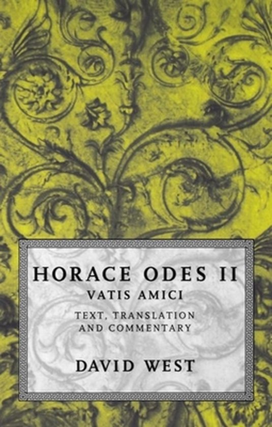Horace: Odes II: Vatis Amici - cover