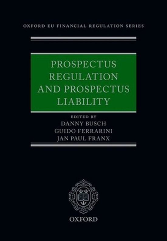 Prospectus Regulation and Prospectus Liability - cover