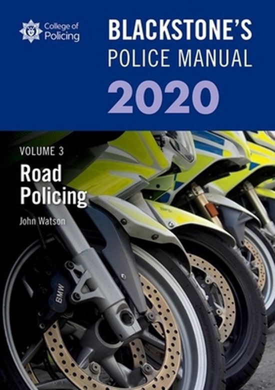 Blackstone's Police Manuals Volume 3 - cover