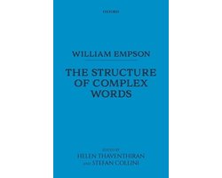Omslag van William Empson: The Structure of Complex Words