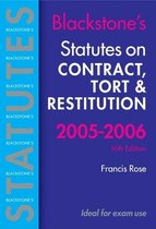 Statutes on Contract, Tort and Restitution 2005-20