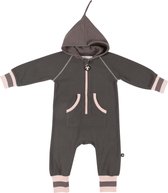 Ducksday Fleecepak onesie voor kinderen unisex Grijs