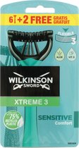 Wilkinson Xtreme 3 Sensitive Comfort 6+2 gratuit