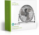 Nedis Vloerventilator | 400 mm | 3 Snelheden | Kantelbaar | Metaal