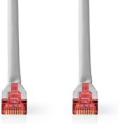 Nedis CAT6-kabel | RJ45 Male | RJ45 Male | S/FTP | 5.00 m | Rond | PVC | Grijs | Label