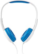 Nedis HPWD4200BU écouteur/casque Écouteurs Avec fil Arceau Musique Bleu, Blanc