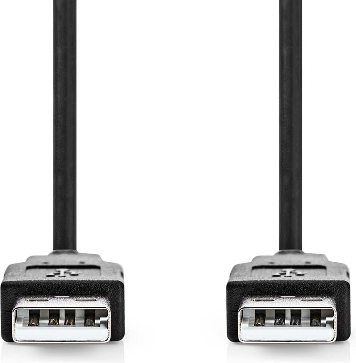 USB 2.0-Kabel | A Male - A Male | 3,0 m | Zwart
