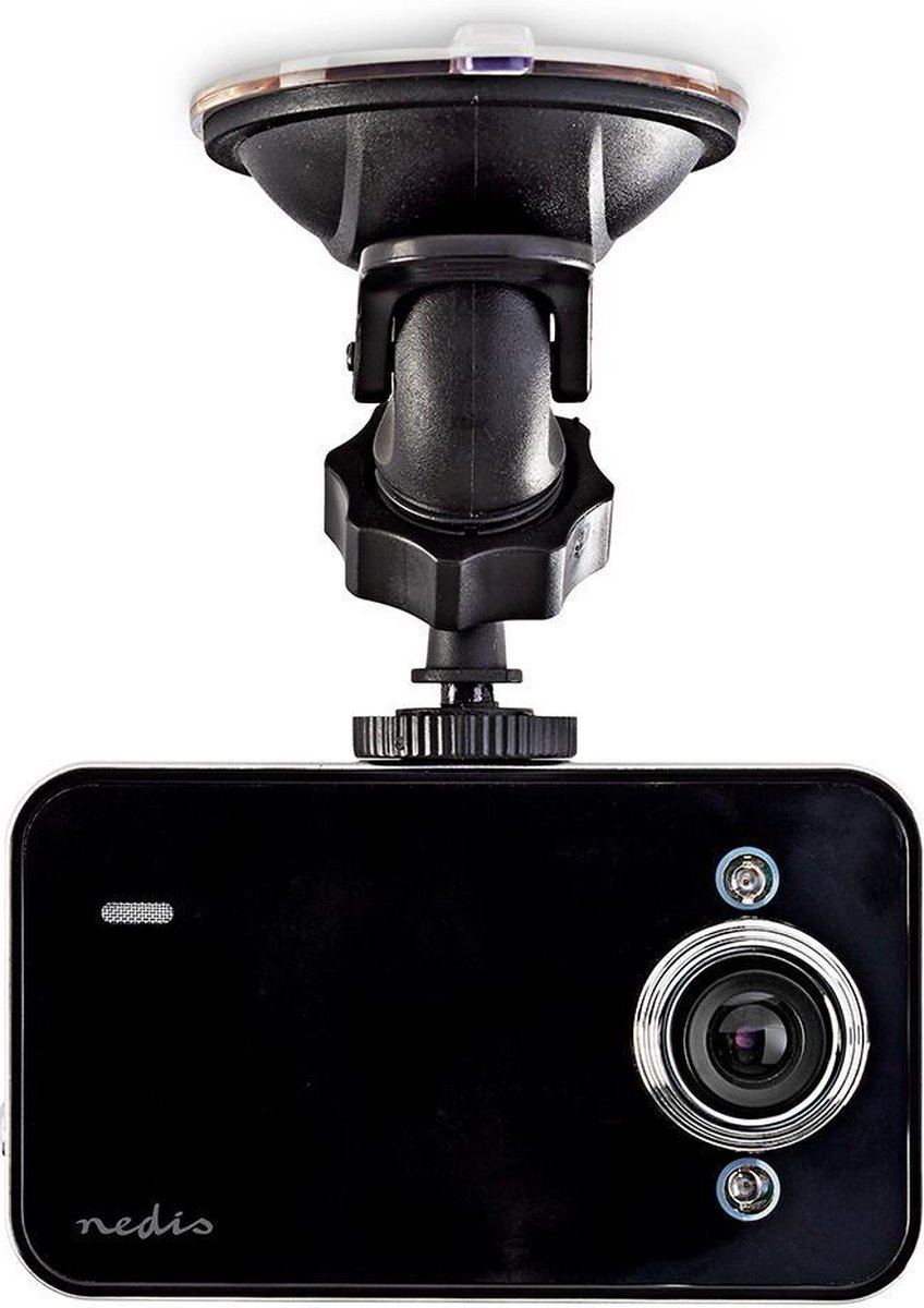 Nedis Dash Cam | 720p@30fps | 3.0 MPixel | 2.4 " | LCD | Bewegingsdetectie | Zwart