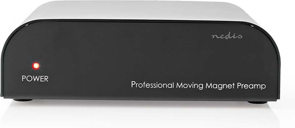 Voorversterker | Input: 1x RCA | Output: 1x RCA | Phono / Platenspeler | Automatisch | Zwart