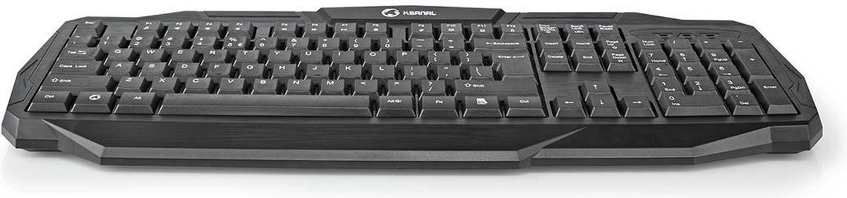 Nedis Bedraad Gaming Toetsenbord | USB 2.0 | Membrane Toetsen | LED | US internationaal | US Internationaal | Lengte stroomkabel: 1.50 m | Gaming