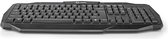 Bol.com Nedis Bedraad Gaming Toetsenbord - USB 2.0 - Membrane Toetsen - LED - US internationaal - US Internationaal - USB Gevoed... aanbieding