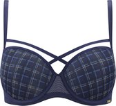 Sapph Fabulous Padded Bra Dames Navy Print-75E