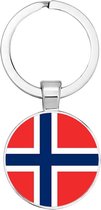 Akyol - Noorwegen Sleutelhanger - Noorwegen - Toeristen - Must Go - Norway travel guide - Accessoires - Liefde - Cadeau - Gift - Geschenk - 2,5 x 2,5 CM