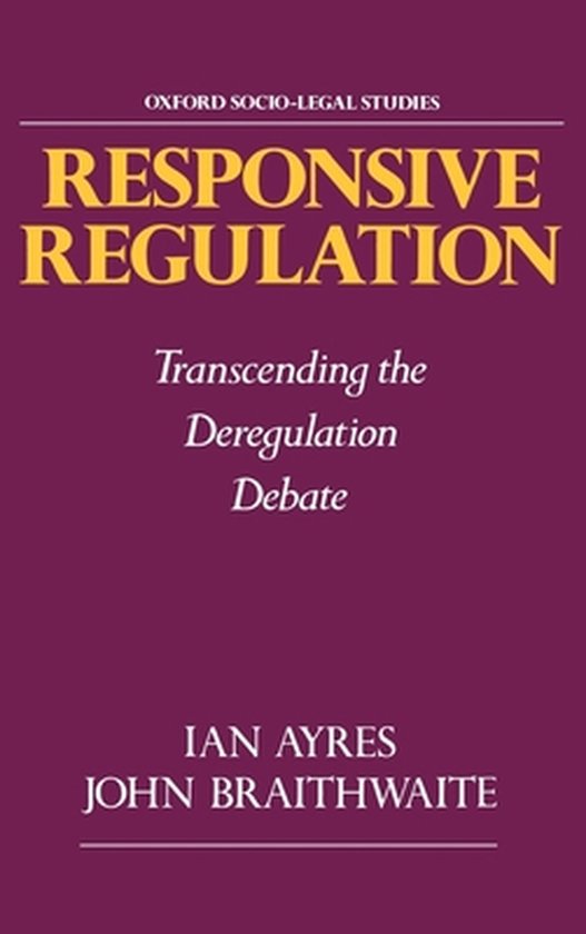 Oxford Socio-Legal Studies- Responsive Regulation - cover
