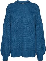 Noisy may Trui Nmdessa L/s Knit Sp 27017944 Vallarta Blue Dames Maat - L