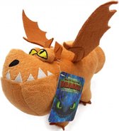 Meatlug Bruin - Hoe tem je een Draak / How to train your Dragon Pluche Knuffel 32 cm - speelgoed toothless light fury