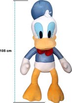 Disney Donald Duck XXL | Donald & Katrien Duck | Pluche Knuffel 105 cm GROOT